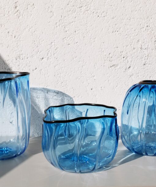 Alternative view of Azure Tall Vase
