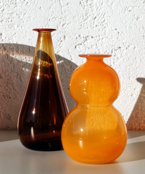 Alternative view of Sturdy Amber Vase