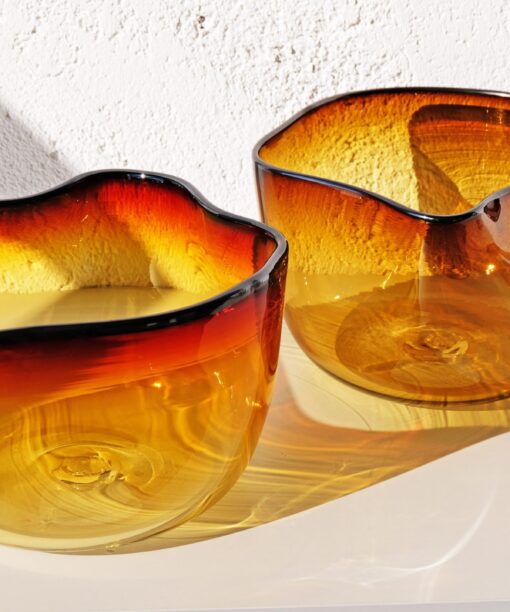Alternative view of Amorphous Amber Bowl