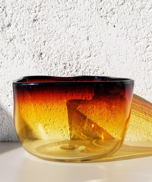 Amorphous Amber Bowl