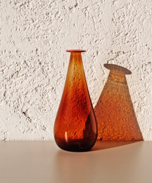 Sturdy Amber Vase