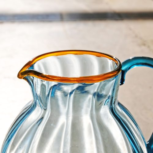 Alternative view of Blue Bonbon Pitcher