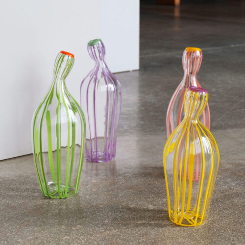 Alternative view of Linear Anatomy Vase Sunlit Yellow