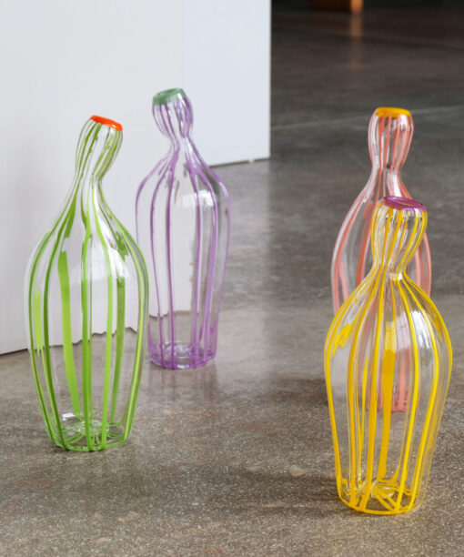 Alternative view of Linear Anatomy Vase Sunlit Yellow