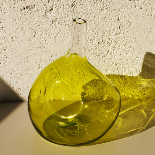 Stratum Vase No.1 Lime Green