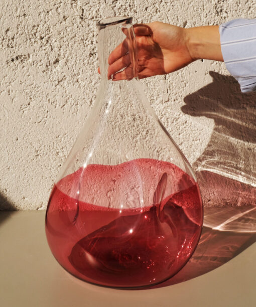 Stratum Vase No.2 Sunset Red
