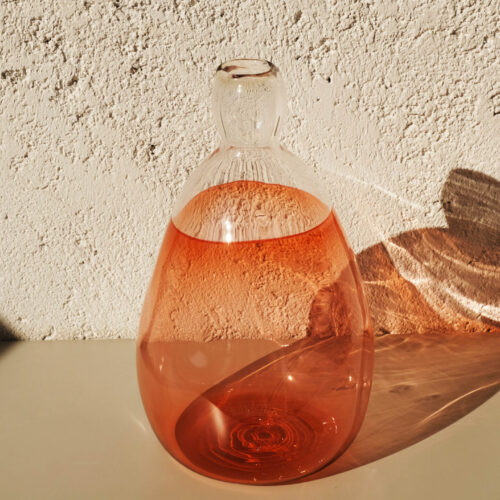 Stratum Vase No.3 Aurora Red