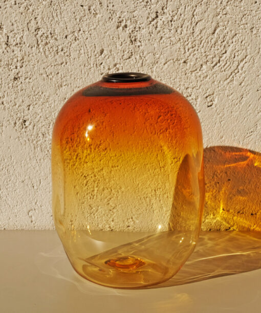 Alternative view of Amber Gradient Pithos Vessel