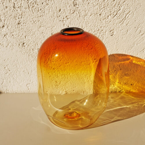 Amber Gradient Pithos Vessel