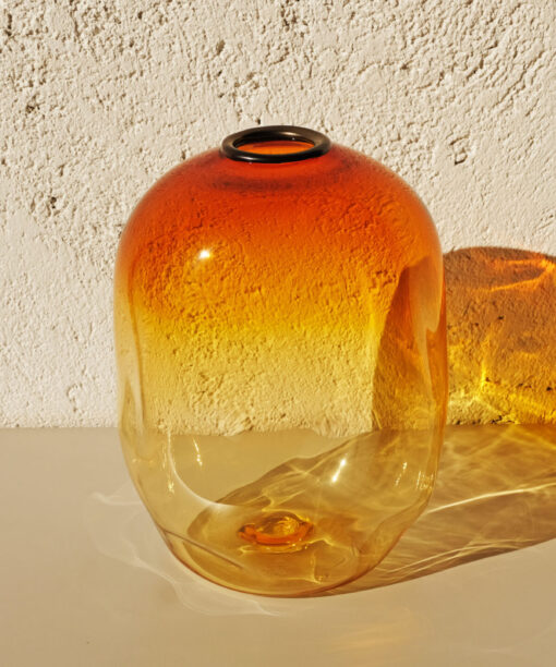 Amber Gradient Pithos Vessel
